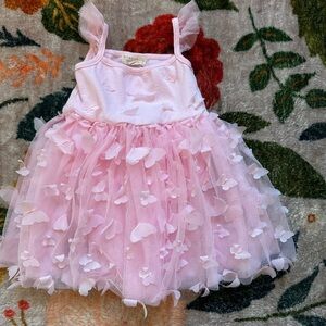 🌟3/$20🌟 Pink Butterfly Toile dress